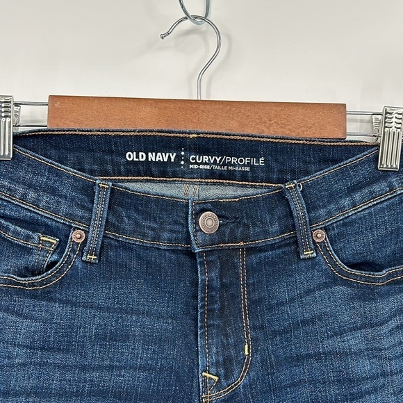 Old Navy Curvy Mid-Rise Jeans Size 6 Short - Picture 3 of 4